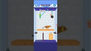 rescue cut✂🔪 game || complete level 125-126 screenshot 5
