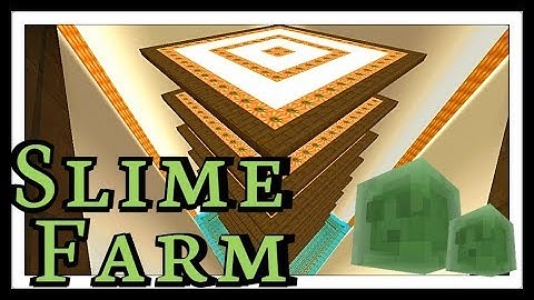 Minecraft Tutorial : Slime Farm (New & 100% Efficient) PLUS MORE