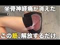 坐骨神経痛が劇的改善。このロック筋を外すだけ。