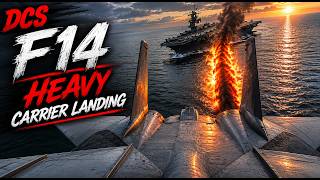 DCS F-14 Heavy Carrier Landing
