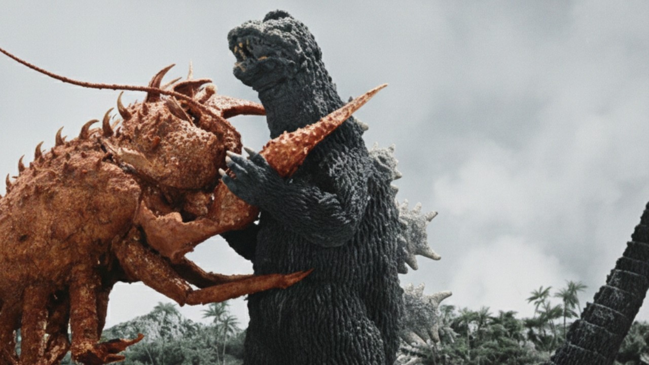 This is a 1966 Toho Nankai Duel Monster garage kit diorama