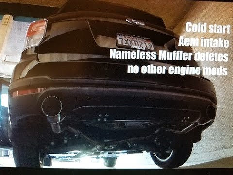 Nameless Muffler Delete Install - YouTube
