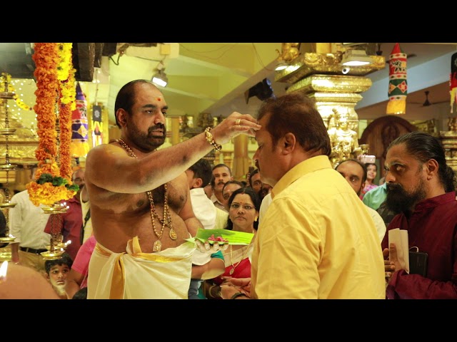 Suresh Gopi's darsanam at Peringottukara Devasthanam