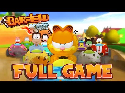 Garfield Kart FULL GAME Gameplay Longplay (PC) All Cups