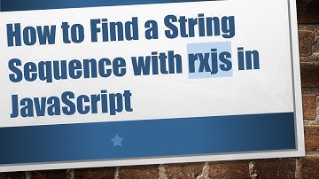 How to Find a String Sequence with rxjs in JavaScript