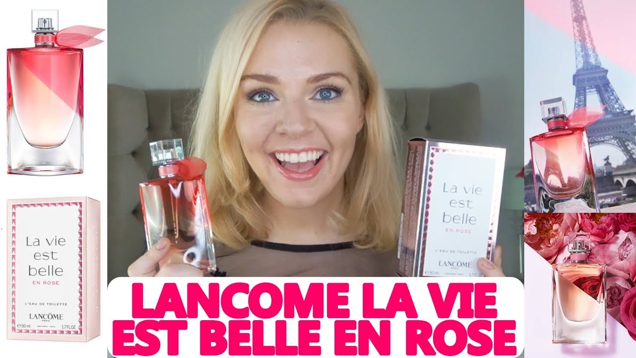 La vie est rose. Lancome la Rose. Аромат лови эн Роуз фотография Lancome.