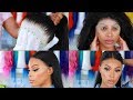 HOW TO CUSTOMIZE  AND PLUCK  LACE FRONTAL WIG