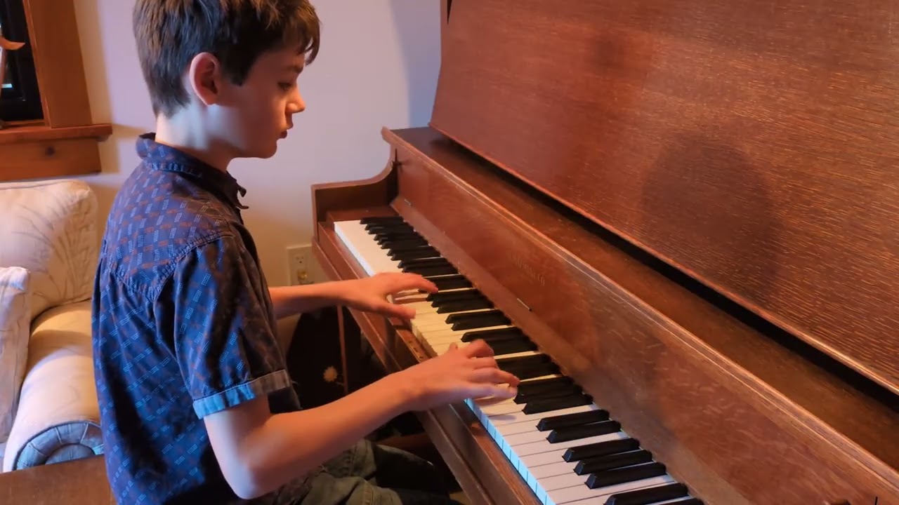 Bach, Orchestral Suite No. 2 in B Minor, BWV 1067, Seventh Movement -- Piano 