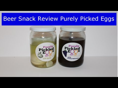 Purely Pickled Eggs - Beer Snack Review