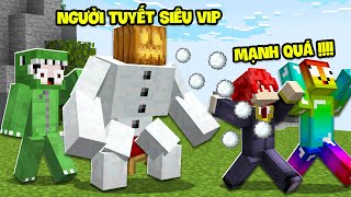 BEDWARS SỞ HỮU NGƯỜI TUYẾT SIÊU VIP ** KHANGG TROLL NOOB TEAM BẰNG VŨ KHÍ HACKER SIÊU MẠNH