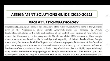 MPCE 011 Ignou Solved Assignment 2020-21