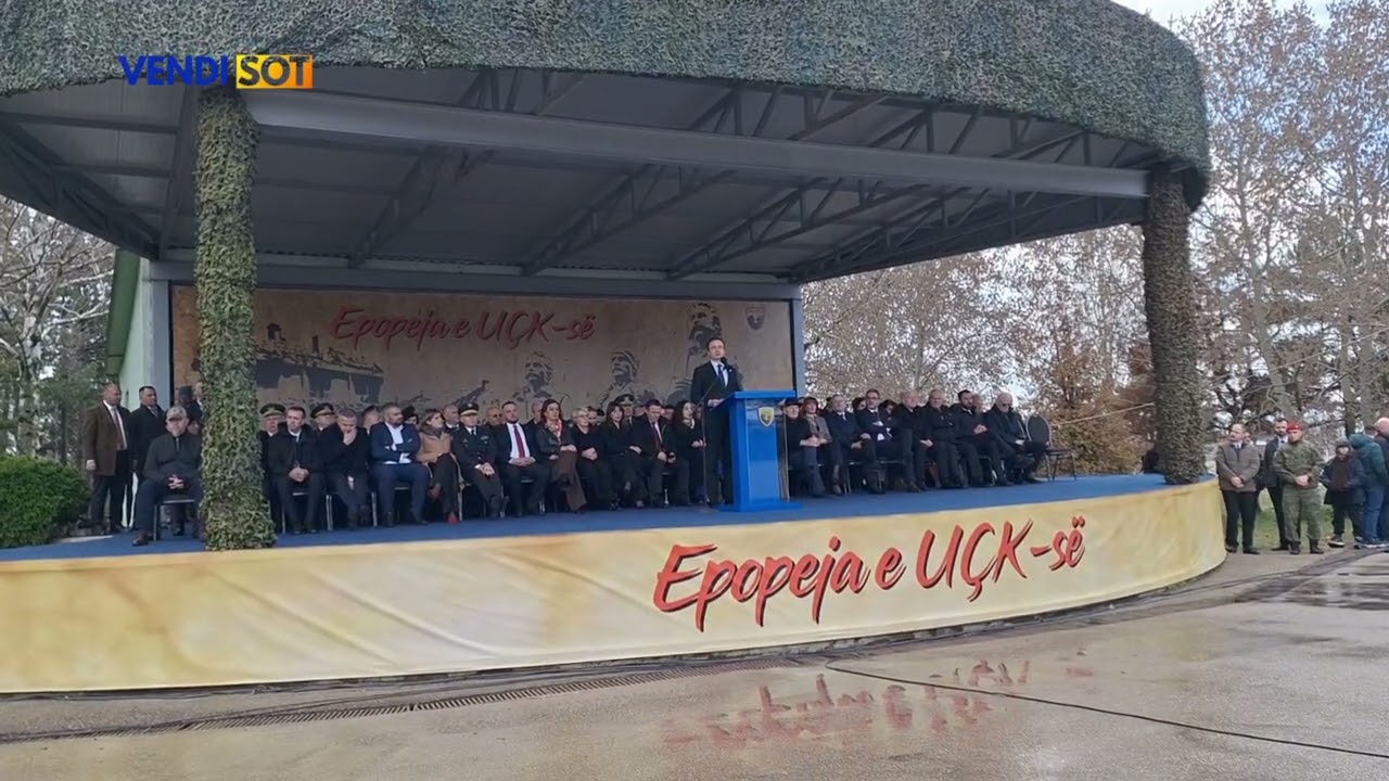 🔴 Shënimi i 28-të vjetorit të Epopesë së UÇK'së - Fjalimi i Kryeministrit, Albin Kurti 