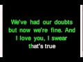 Goodbye my lover- james blunt (karaoke)