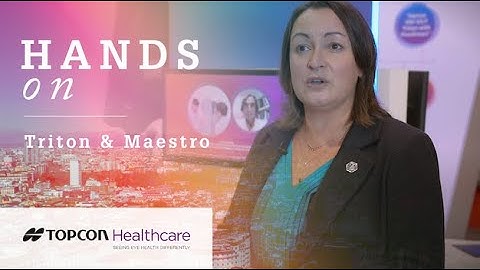 Hands on with the 3D OCT Maestro2 & DRI OCT Triton from Topcon at ESCRS 2022