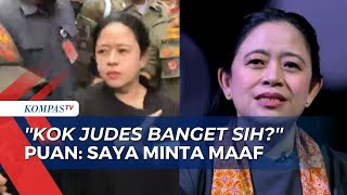 Sempat Viral Video Dirinya Bagikan Baju Sambil Cemberut, Puan Maharani Minta Maaf!