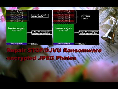 STOP/DJVU Ransomware - Repair corrupt / encrypted JPEG