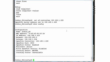 Zodiac FX - Connecting to an SDN Controller