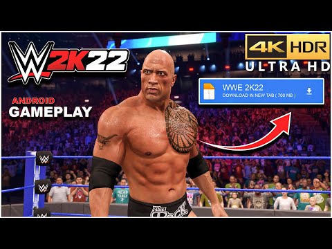 WWE 2K22 gameplay for android and ios  WWWE 2K22 Download & review 2022 