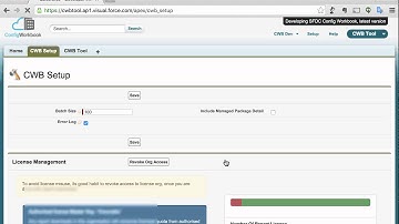 Salesforce Config Workbook Flexible Licensing Demo