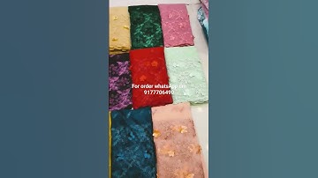 ton to ton zari with aplic pearls work net fabrics ₹230 per mtr wholesale price loose cutting 20 ext