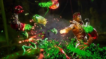 Mortal Kombat 11 : LIU KANG Vs SPAWN -  PC Gameplay (Hard Fatality) 1080p