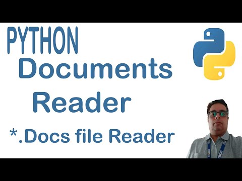 Python Document reader || Read Word File Using Python || Display Word File content using Python