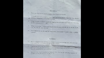 //Ptu question paper//Data structure and algorithm//Btech cse sem 3rd