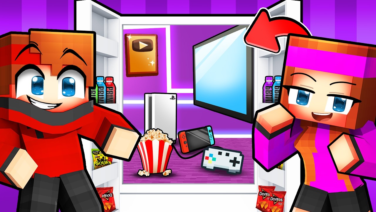 J'ai trouvé la Salle SECRÈTE de mes Amis sur Minecraft !