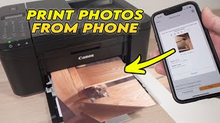 Canon PIXMA TR4720: How to Print Pictures from iPhone & Android Phones