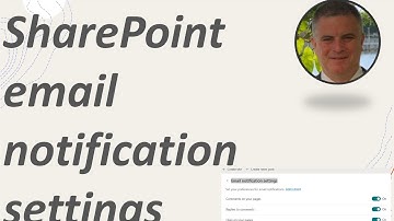 How to Set your SharePoint email notification preferences ?