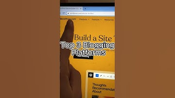 Top 3 blogging Platforms! Make Money With Blogging