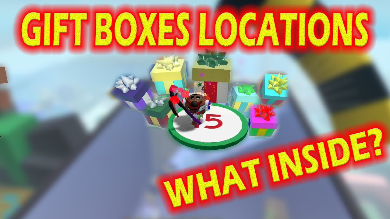 🔥 ALL BEESMAS GIFT BOX PRESENTS LOCATION 🐝 BEE SWARM SIMULATOR YouTube