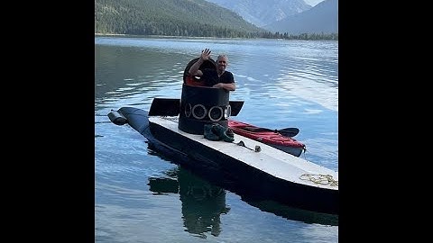 Home built diesel submarine, steering