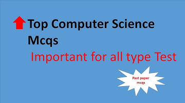 Most Important Computer Science Mcqs for PPSC| FPSC/PMS/CSS