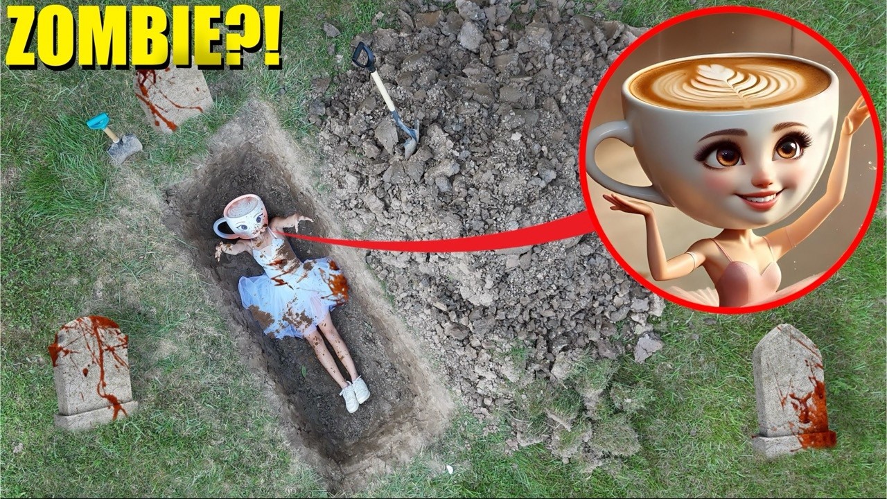 BALLERINA CAPPUCCINA BURIED ALIVE! (ITALIAN BRAINROT ZOMBIE)