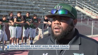 Holmes Resigns As West High FB Head Coach
