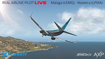 Real Airline Pilot LIVE | Madeira (FUNCHAL) Approach | ZIBO MOD 737 | X-Plane 11