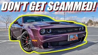 7 THINGS to LOOK FOR when BUYING a DODGE CHALLENGER SCATPACK or CHALLENGER R/T  ALL the DIFFERENCES