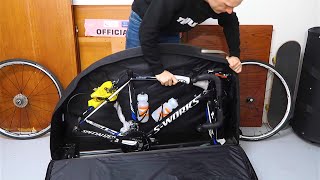 Packing a Bicycle for Air Travel // THULE RoundTrip Pro Bike Bag image