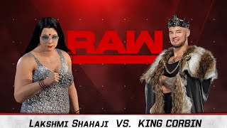 WWE LIVE MATCH - KING CORBIN VS LAKSHMI SHAHAJI | WWE 2K22 MATCH | KHUSHI GAMING