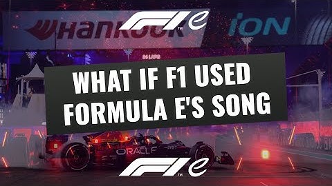 What if F1 Used Formula E