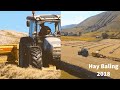Bailing little hay bales - Hurlimann, New holland and Zetor