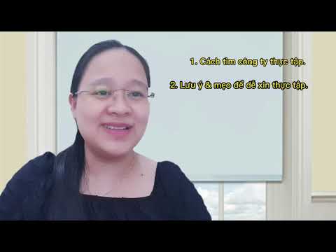 Video 029. Cách để dễ tìm chỗ thực tập cho Sinh viên kế toán... - youtube