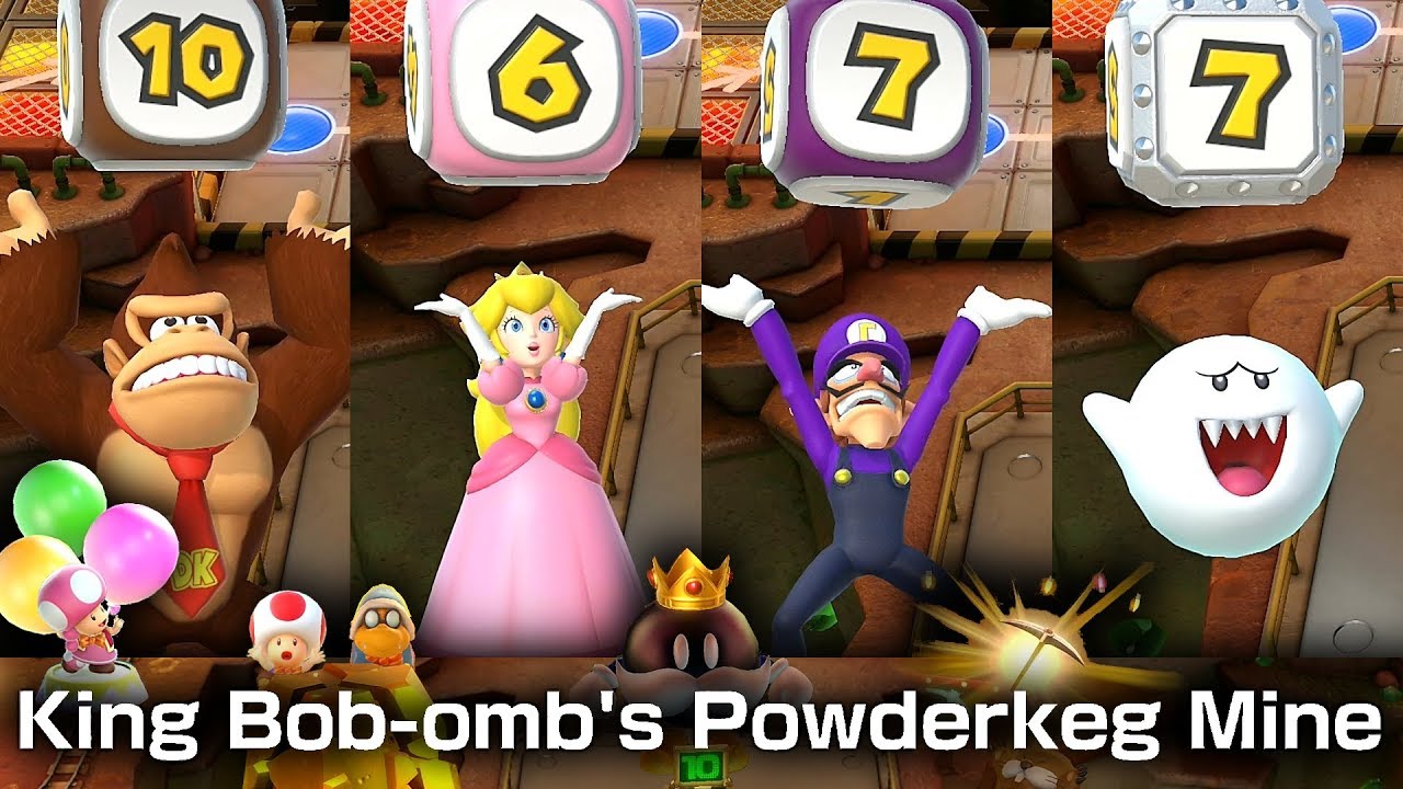 Super Mario Party King Bob omb's Powderkeg Mine 15 Turns #3