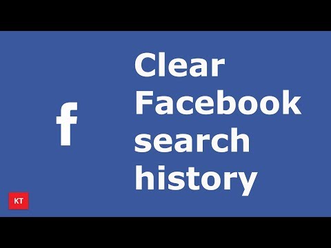 Facebookアプリで最近の検索をクリアする方法