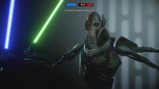 Star Wars Battlefront 2 - I joined a Pro SABERS ONLY 4v4 with (MAX LEVEL 1000) General Grievous...