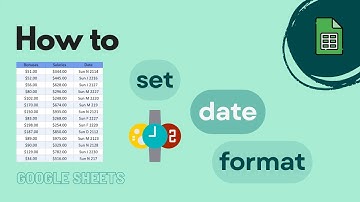 Google Sheets: How To Set Date Format
