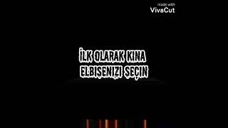 Kına gecene hazırlan!!!👸👸