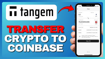 HOE CRYPTO OVER TE ZETTEN VAN TANGEM NAAR COINBASE 2025