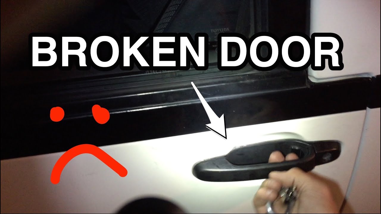 How To Replace A Toyota Sienna Outside Door Handle 2004 2010 Youtube